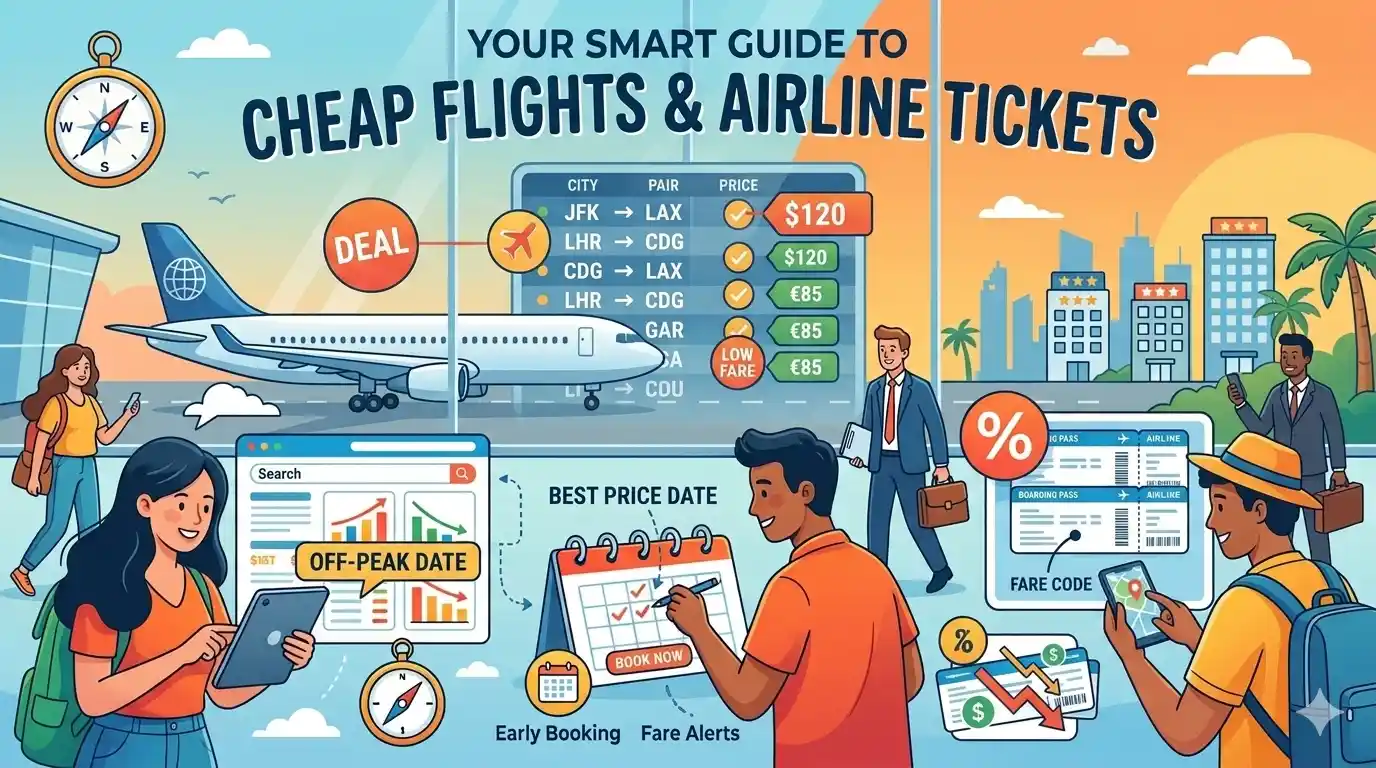 Booking Cheap flights and airline tickets