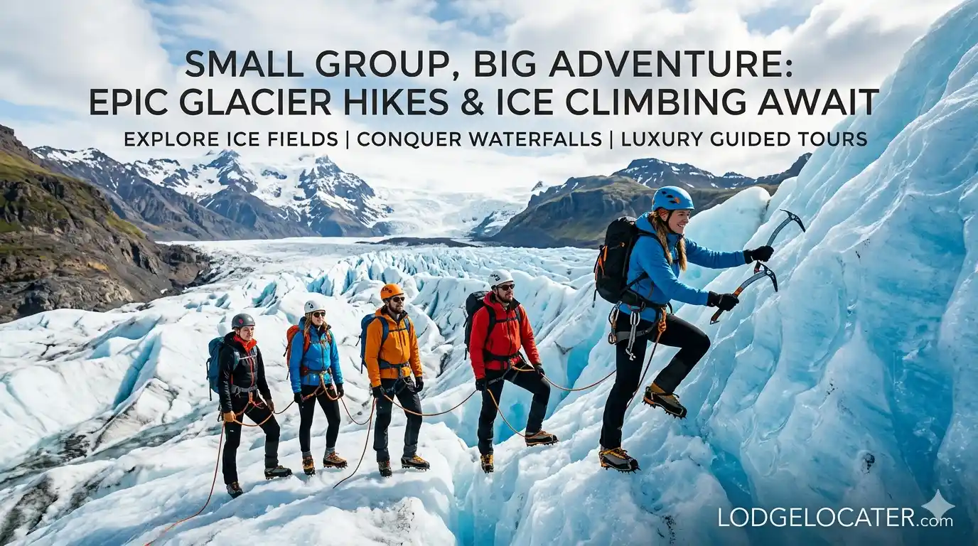 Small Group, Big Adventure: Epic Glacier Hikes and Ice Climbing Await