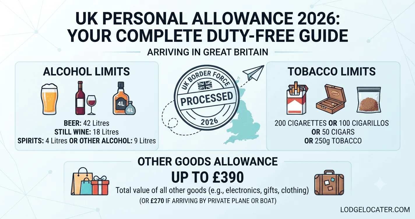 UK Personal Allowance 2026: Your Complete Duty-Free Guide for Arriving in Great Britain