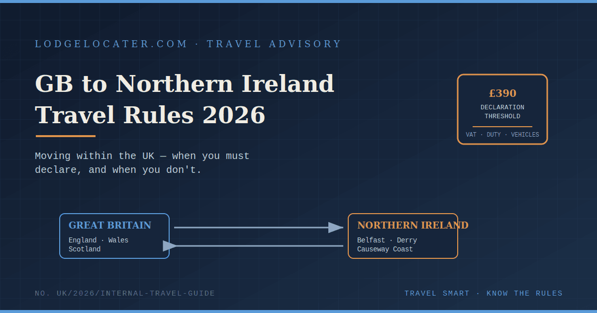 GB to Northern Ireland Travel Rules 2026: When You Must Declare Goods