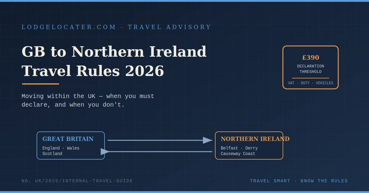 GB to Northern Ireland Travel Rules 2026: When You Must Declare Goods