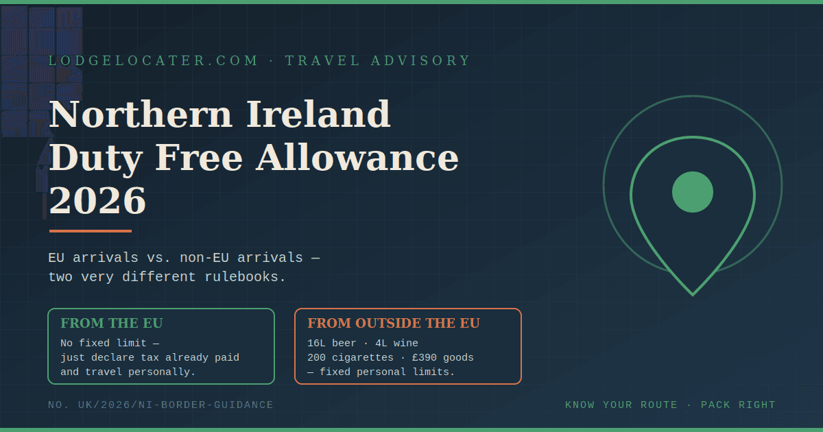 Northern Ireland Duty Free Allowance 2026: Exactly What You Can Bring In