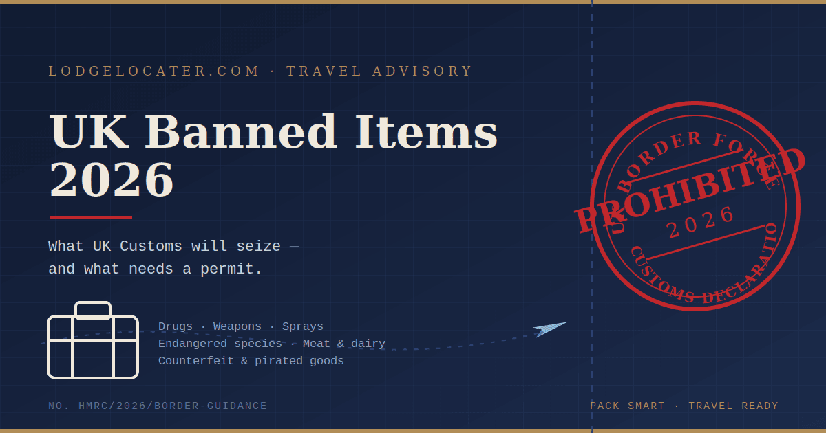 UK Banned Items 2026: Essential Customs Guide Every Traveller Must Know