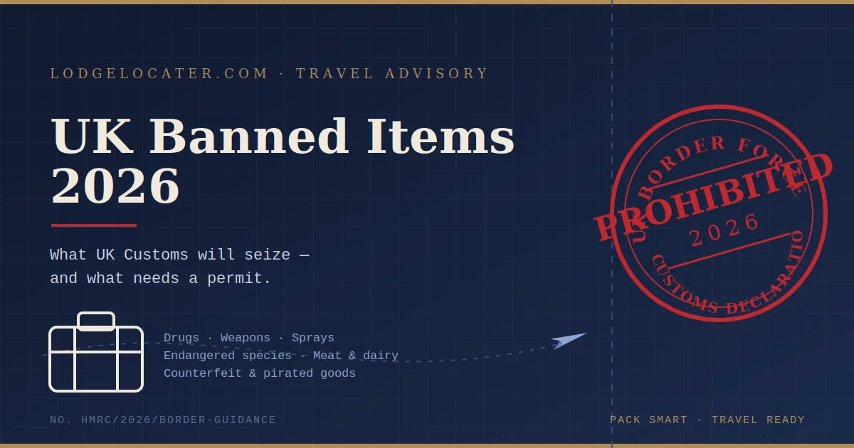 UK Banned Items 2026: Essential Customs Guide Every Traveller Must Know